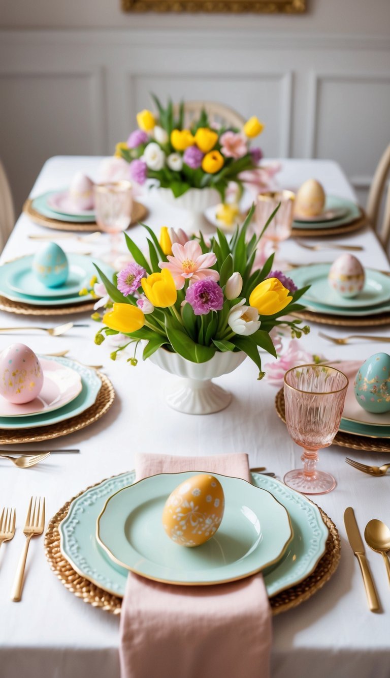 Easter Table Settings for a Festive Holiday Celebration