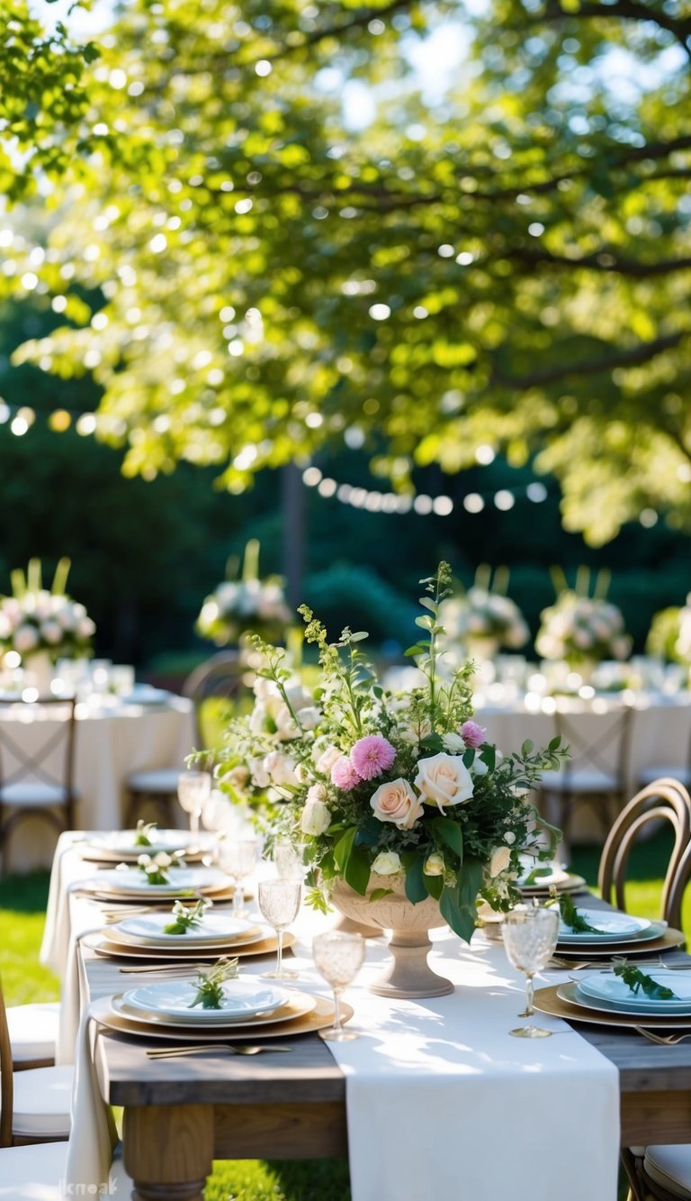 Garden Party Table Setting